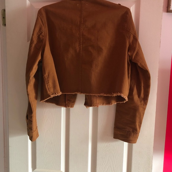 Brown jean jacket - Picture 2 of 2